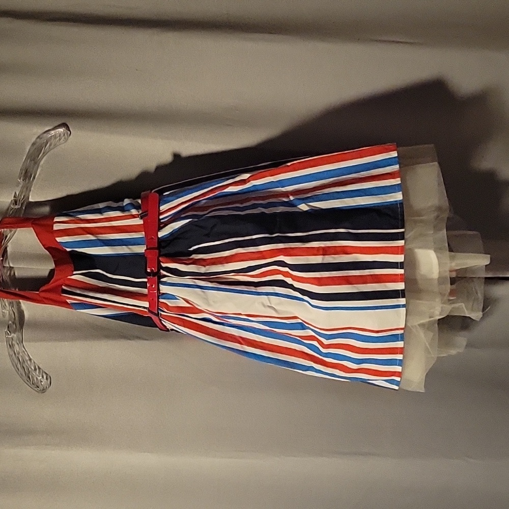 Next Multicolor Striped Kids Casual Dress